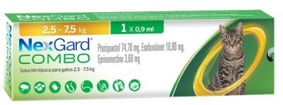 NexGard Combo Gatos 2.5 - 7.5 kg 1 Pipeta