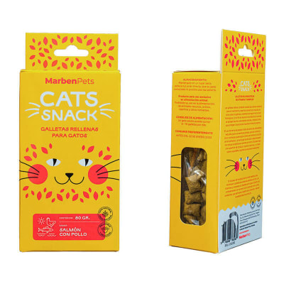 Cats Galletas Rellenas Salmon/Pollo