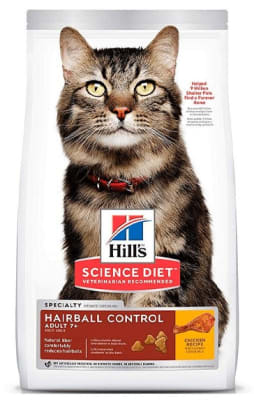 Hill's Hairball Control +7 años Feline 1.58 kg