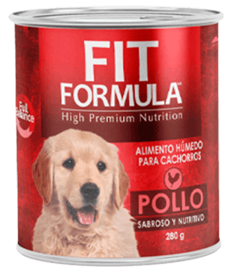 Fit Formula Lata Cachorro Pollo 280 gr