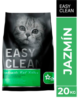 Arena Sanitaria Aglomerante Easy Clean Jazmin 20 kg