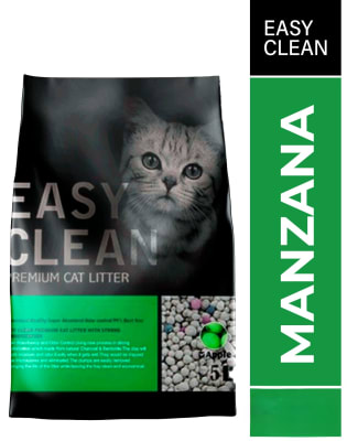 Arena Sanitaria Aglomerante Easy Clean Manzana 20 kg