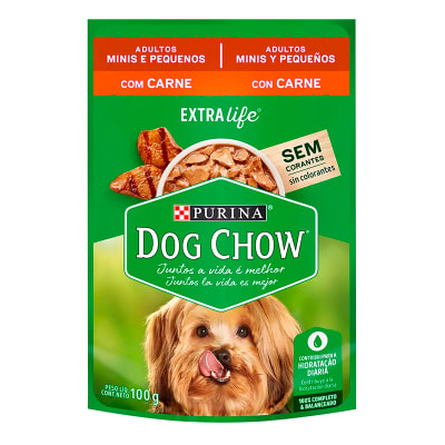 Dog Chow Sachet Minis y pequeños Carne 100 gr