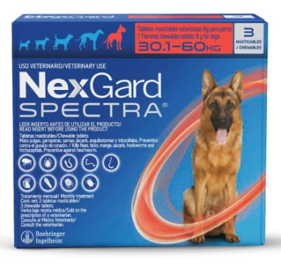 NexGard Spectra 30.1 - 60KG 3 Comprimidos