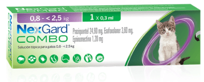NexGard Combo Gato 0.8 - 2.5 kg 1 Pipeta