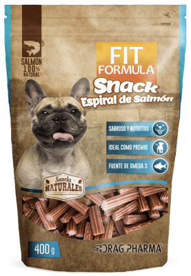 Fit Formula Snacks Espirales de Salmon 400 gr