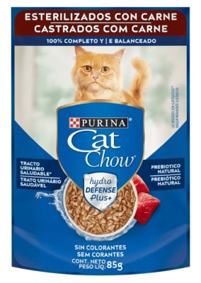 Cat Chow Sachet Esterilizados Carne 85 gr