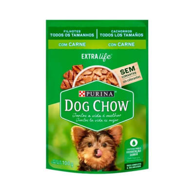 Dog Chow Sachet Cachorro Todos Los Tamaños Carne 100 gr