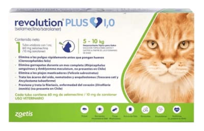 Revolution Plus Gatos 5 - 10 kg (Pipeta)
