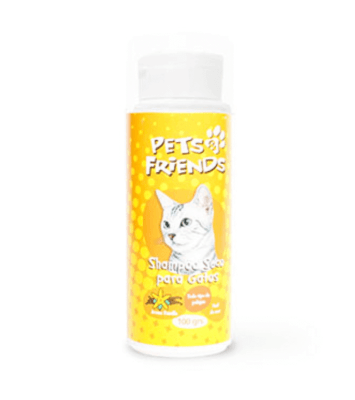 PETS FRIENDS SHAMPOO SECO GATOS 100 GR.