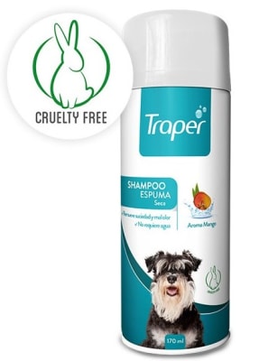 Traper Shampoo Espuma Seca Perro 170 ml