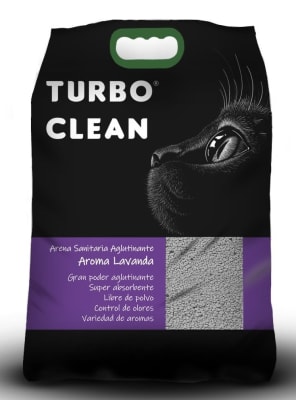 Arena Sanitaria Aglutinante Turbo Clean Lavanda