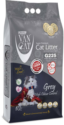 Arena Sanitaria Van Cat Grey Carbon Activado 10 Lt