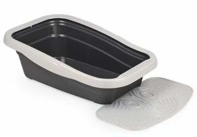 Arenero Para Gatos Nella Gris+Alfombra