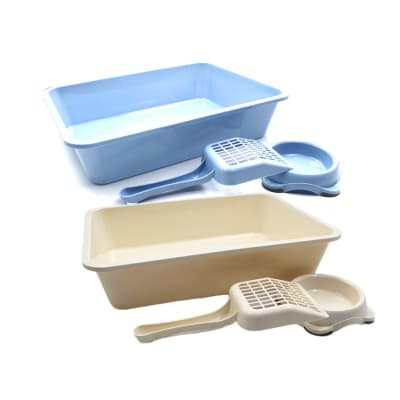 Arenero Para Gatos Kit Pala + Plato