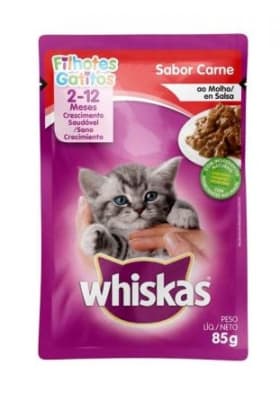 WHISKAS GATITOS CARNE 85 GR.