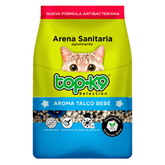 Arena Sanitaria Top K9 Aglutinante Talco Bebe 1