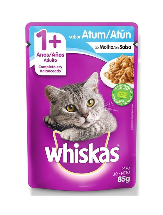 WHISKAS 1+ AÑOS ADULTO ATÚN 85 GR1