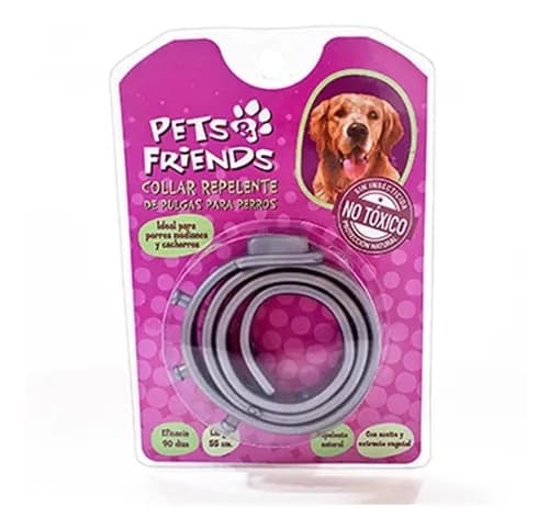 Collar Repelente de Pulgas Para Perro Pets Friends 55 cm1