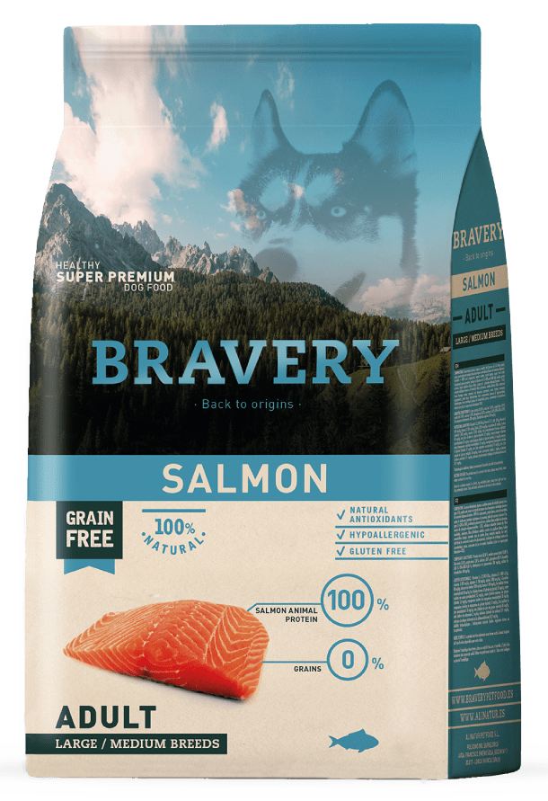 Bravery Salmon Adult Large/Medium Breed.1
