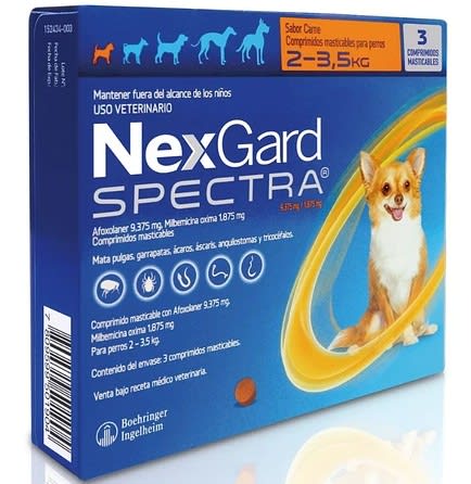 NexGard Spectra 2 - 3.5KG 3 Comprimidos1