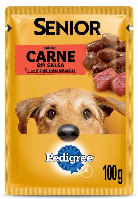 PEDIGREE® SOBRES™ Senior En Salsa Sabor Carne 100 gr1