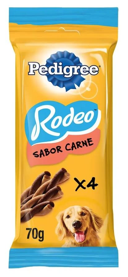 Pedigree Rodeo Snack Para Perro Adulto Sabor Carne 4 unid (70 gr)1