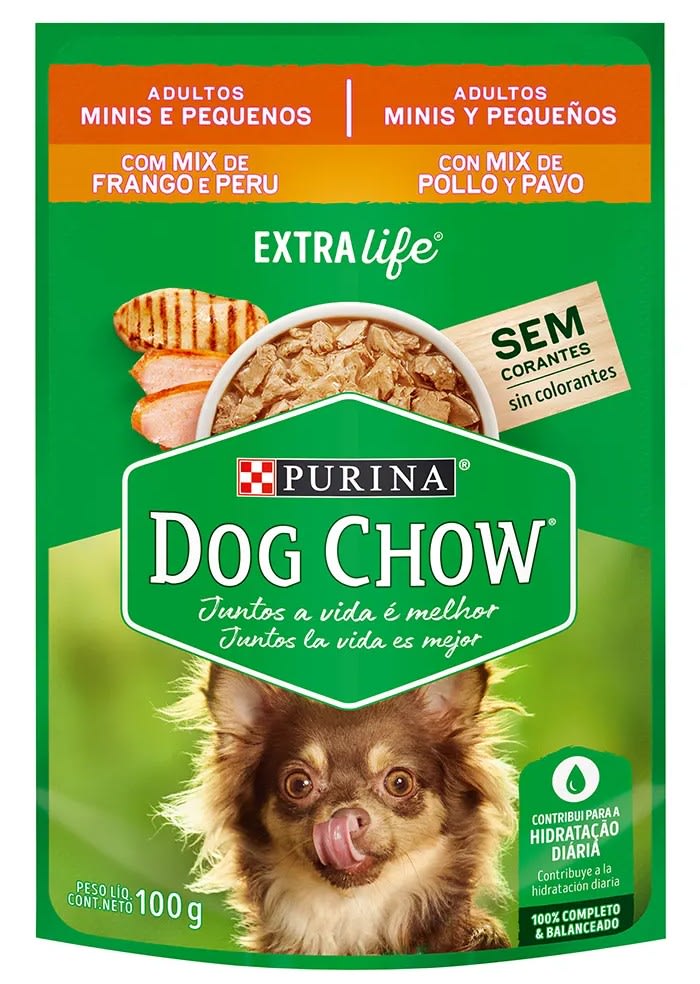 Dog Chow Sachet Adultos Todos Los Tamaños Pavo&Pollo 100 gr1