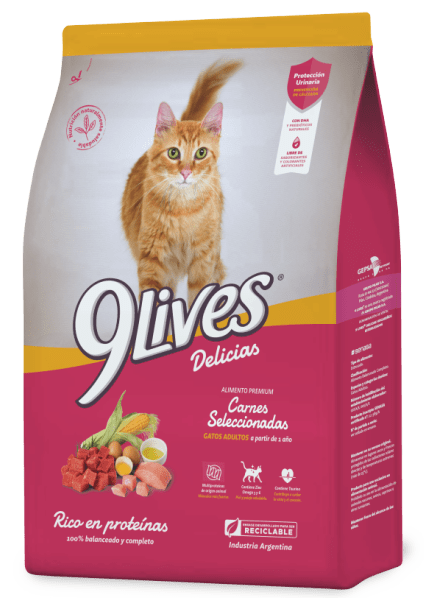 9 Lives Gatos Adultos Carne1