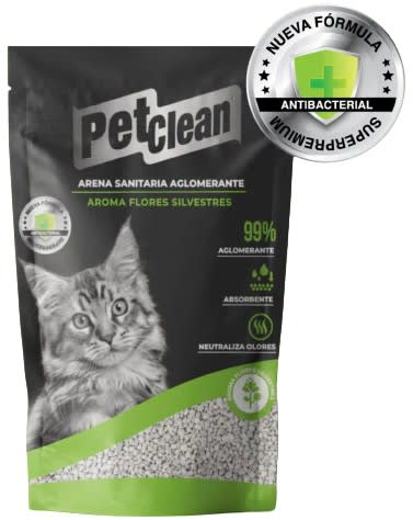 Arena Sanitaria Aglomerante Pet Clean Flores Silvestres1