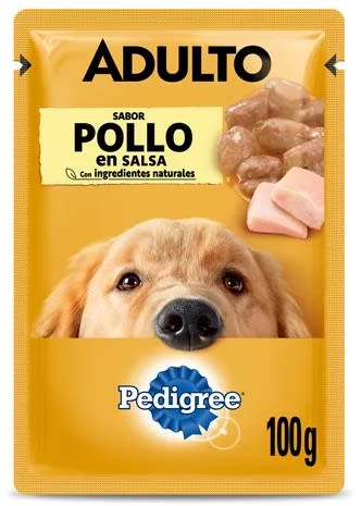 PEDIGREE® SOBRES™ Adulto En Salsa Sabor Pollo 100 gr1