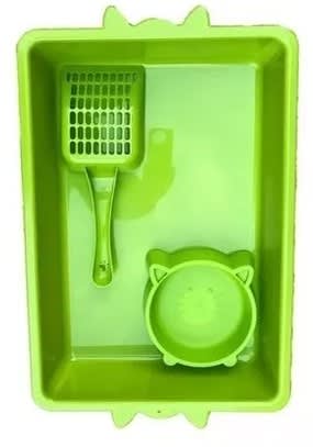 Arenero Para Gatos Set Pala+Plato - Colores Surtidos4