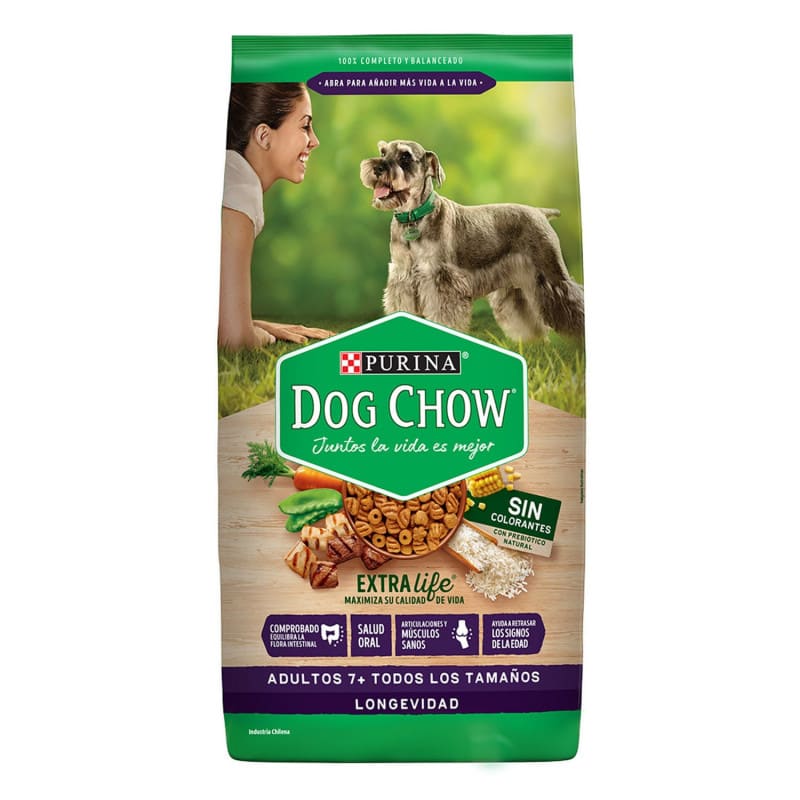 Dog Chow Longevidad +7 años Todos Los Tamaños (Senior) 18 kg2