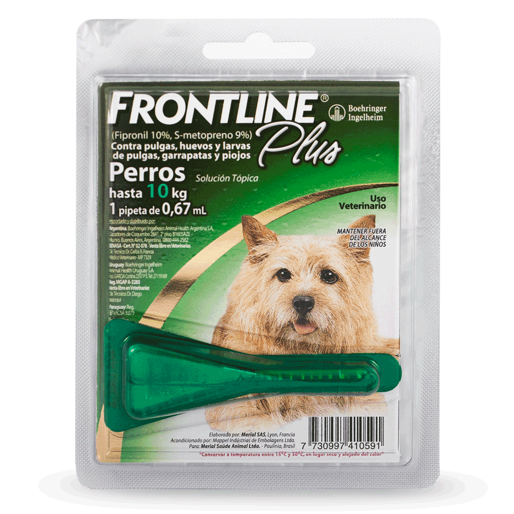 FRONTLINE PEROS HASTA 10 KG.1