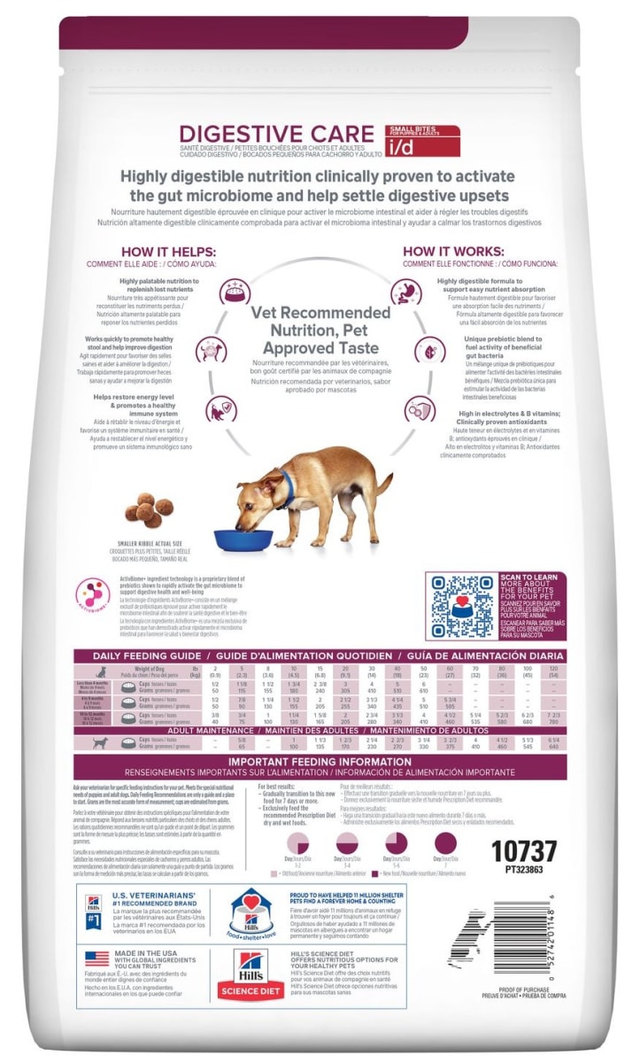Hill's I/D Digestive Care Small Bites Canino 1.8 KG2