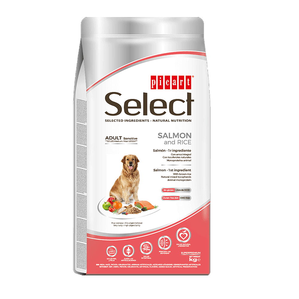 Select Sensitive Salmon Medium/Maxi Perro | Mascota Puerto