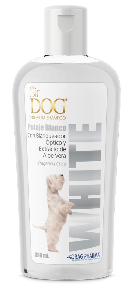 Sir Dog® White  Shampoo Pelaje Blanco 390 ml1
