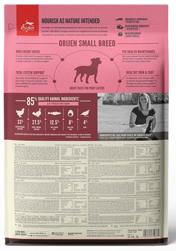 Orijen Small Breed Perro2