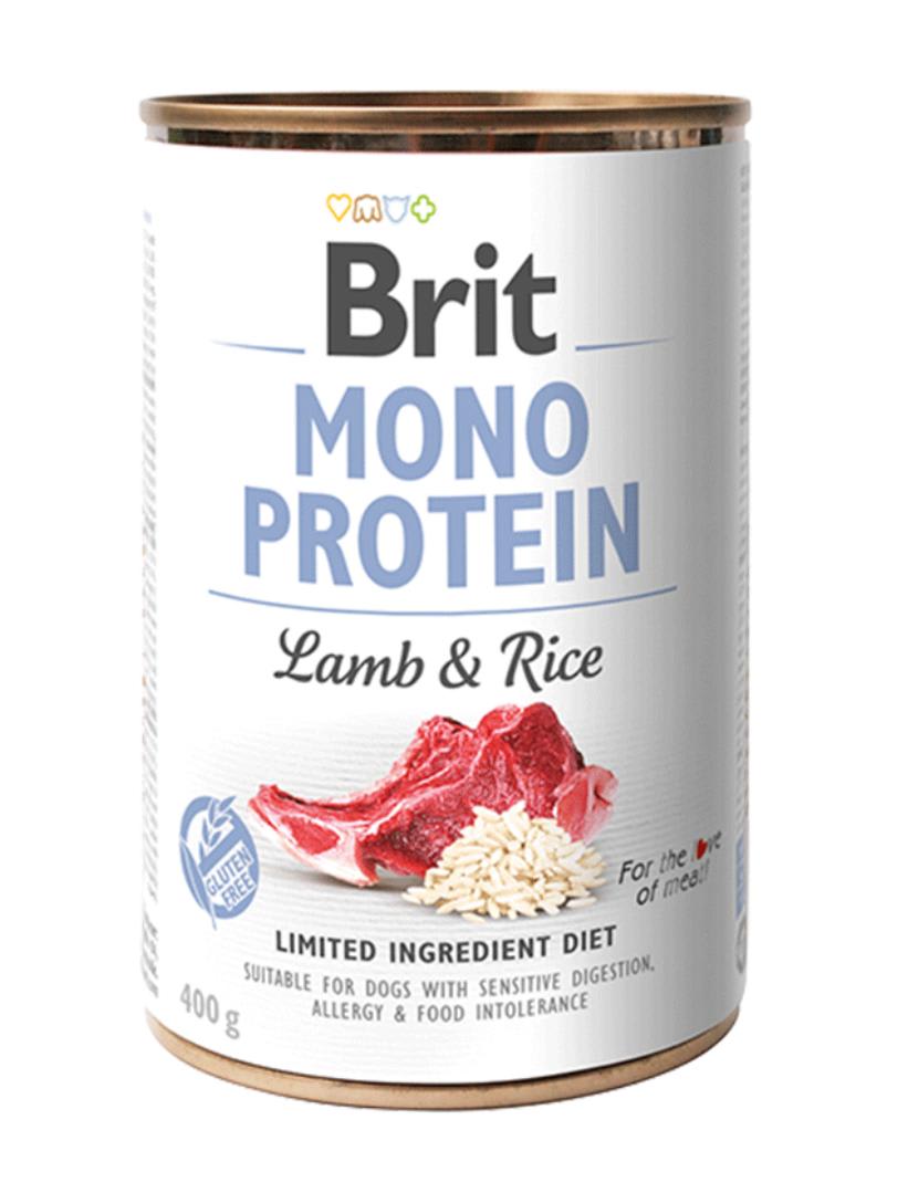 Brit Care Lata Mono Protein Lamb&Rice 400 gr1