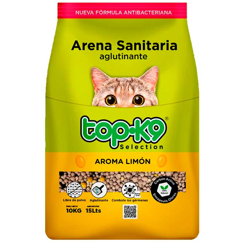Arena Sanitaria Top K9 Aglutinante Limón1