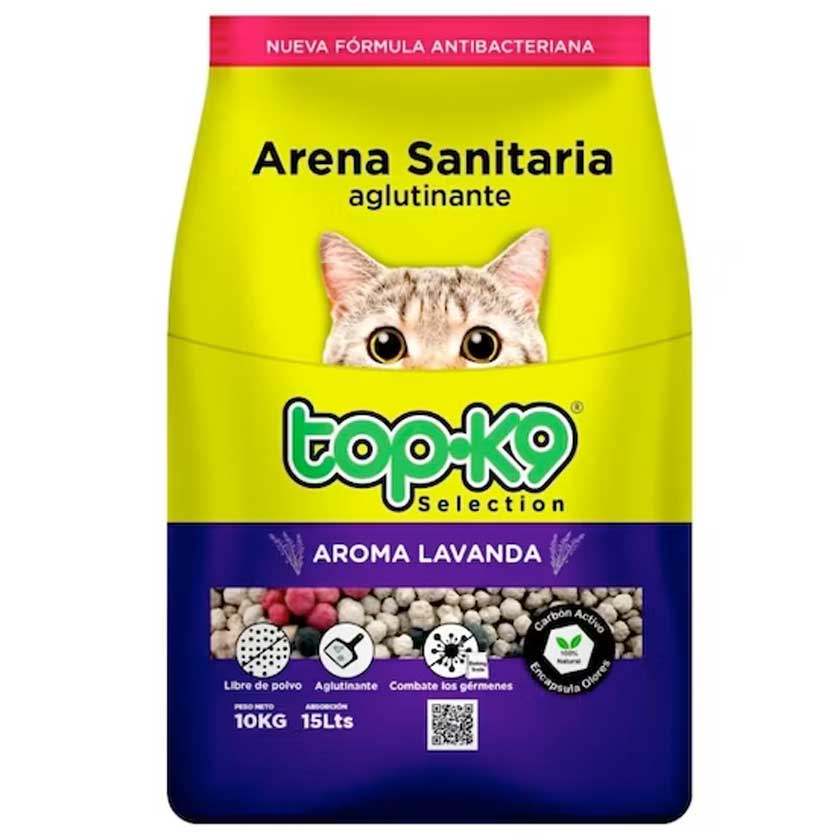 Arena Sanitaria Top K9 Aglutinante Lavanda1
