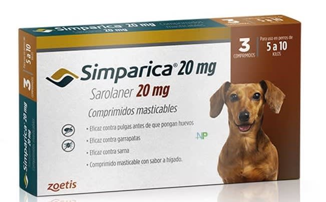 Simparica 20 MG (5 - 10 KG) 3 Comprimidos1