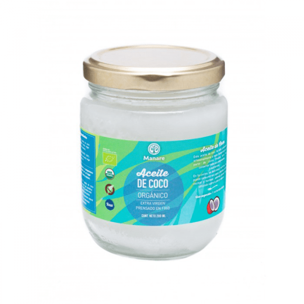 Aceite de Coco Manare Orgánico 180 ml