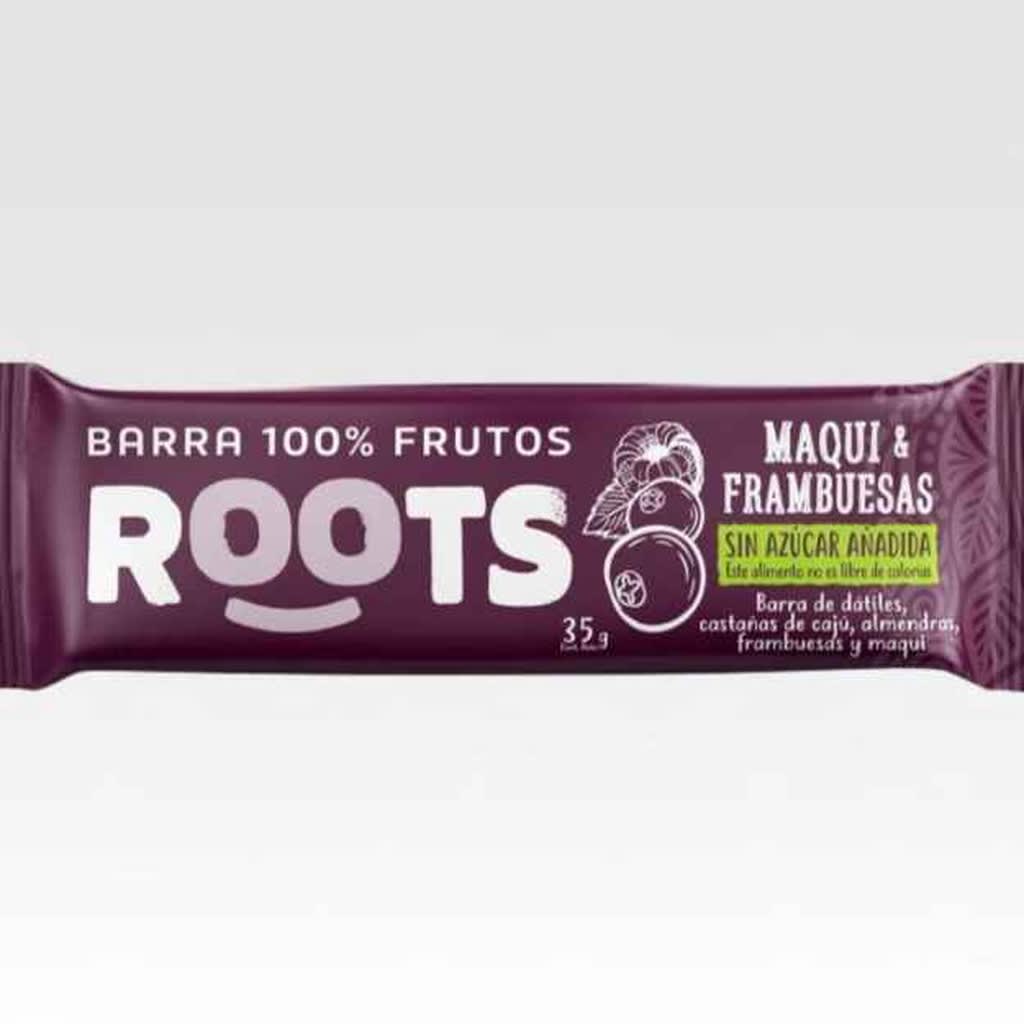 Barra Maqui Frambuezas Roots 30 gramos