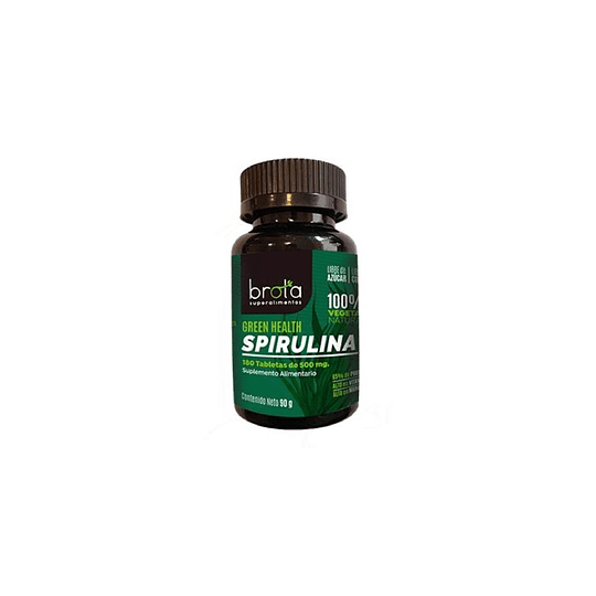 Capsulas de Spirulina Brota 180 Cápsulas