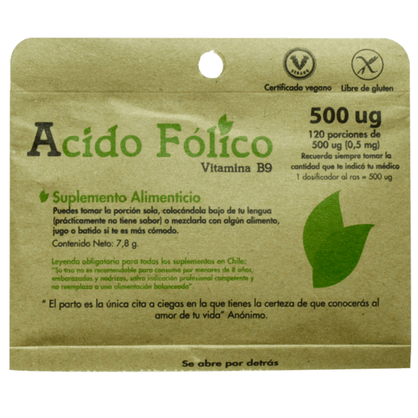 Acido Fólico Dulzura Natural 120 porciones