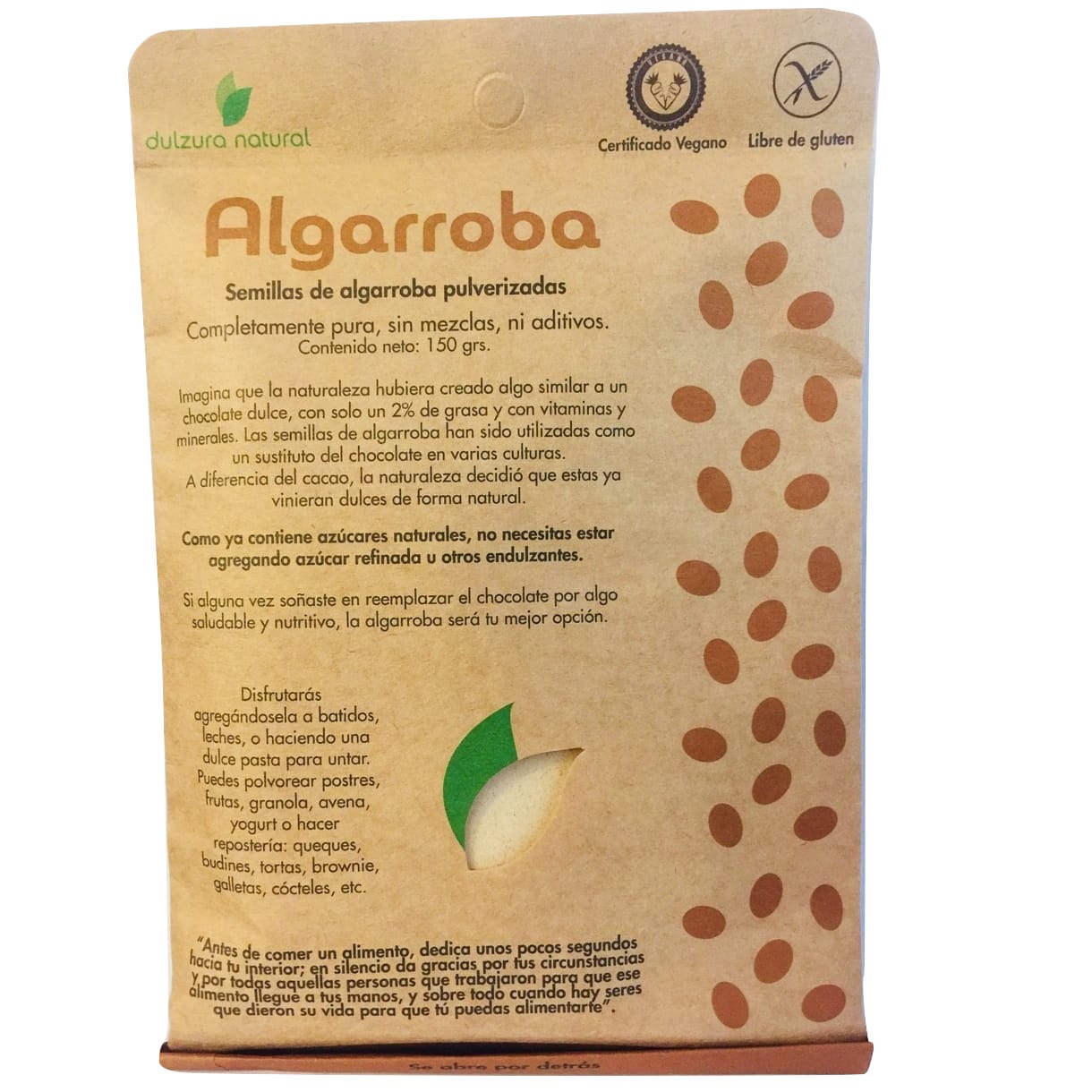 Algarroba Polvo Dulzura Natural