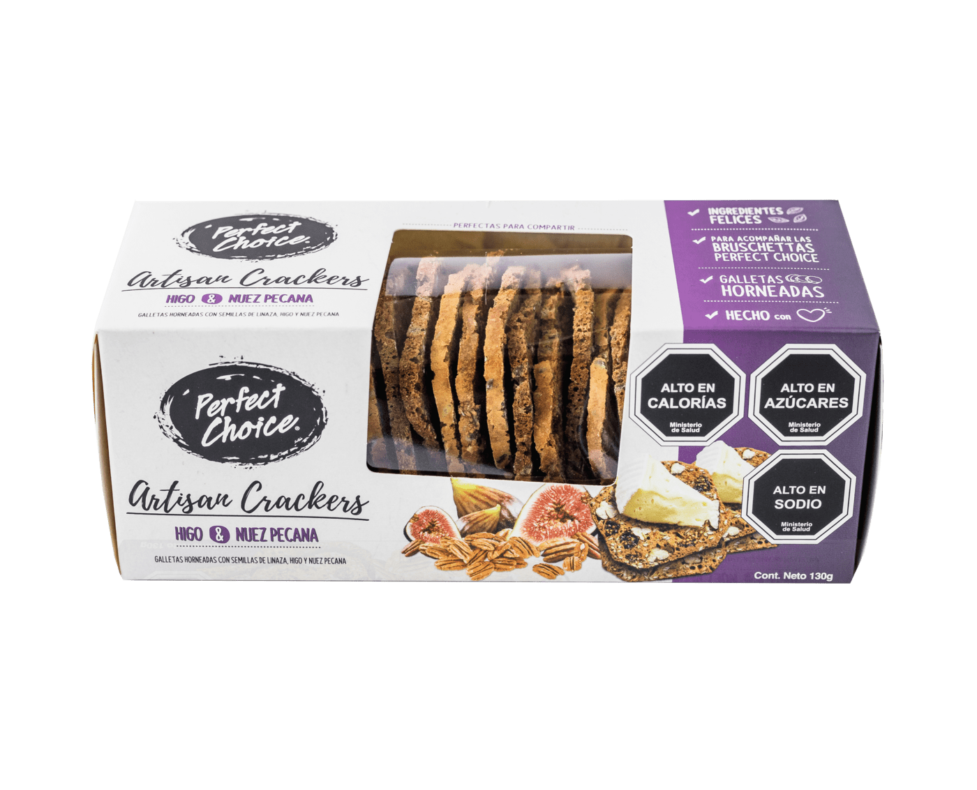 Artisan Crackers Higo - Nuez Pecana 130 gramos