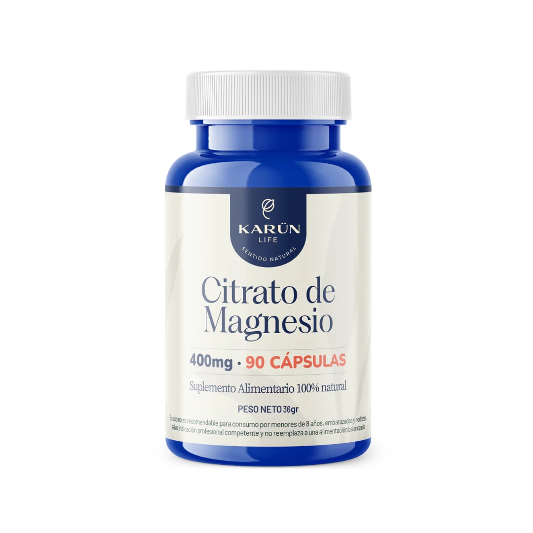 Citrato de Magnesio 400mg (60Cap) Karün Life