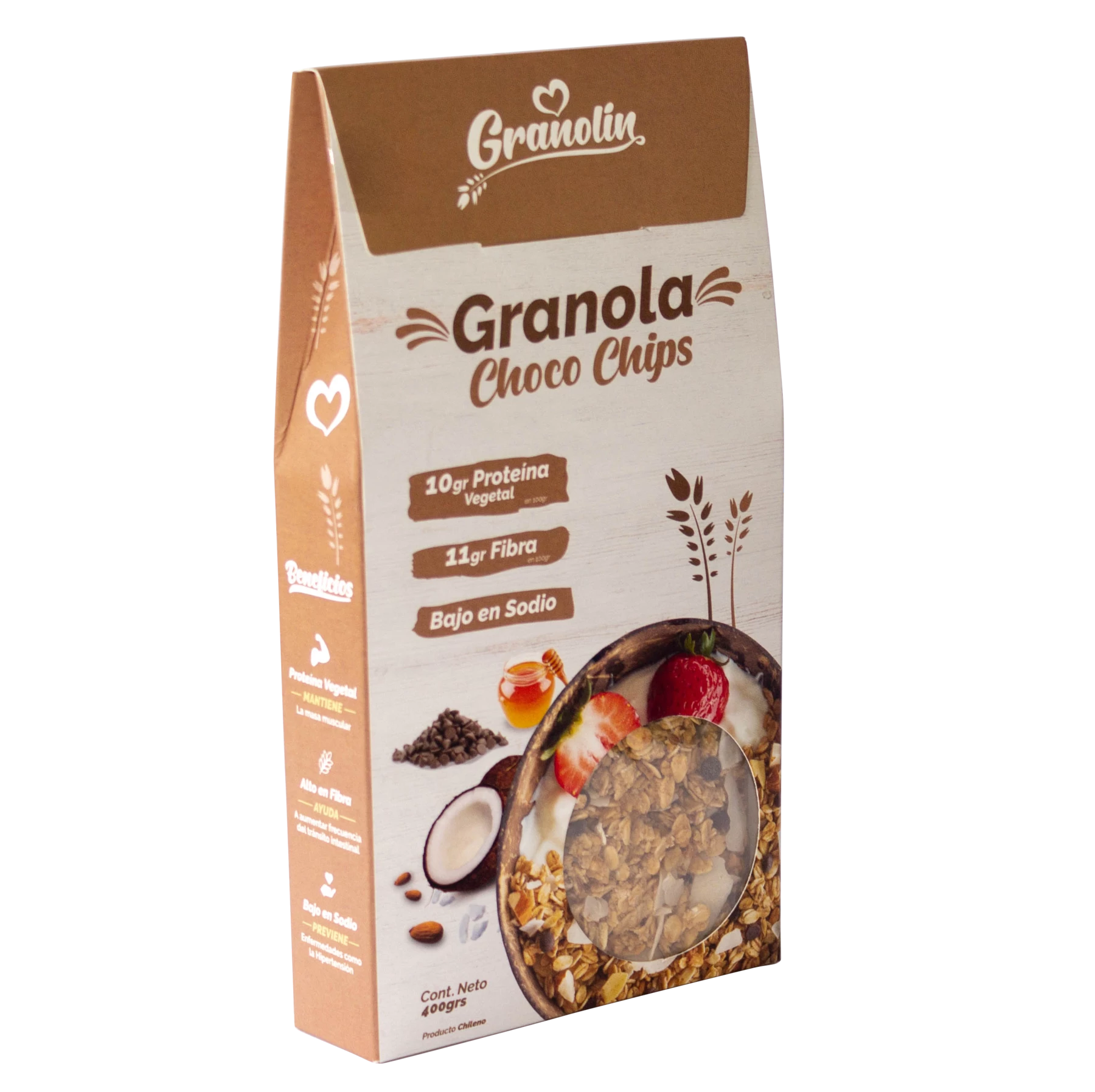 Granola Choco Chips 400 gramos Cábala Bioalmacén